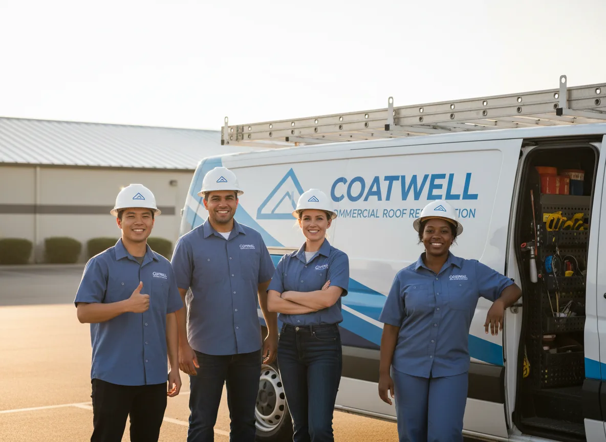 Commercial roof coating company in Kincheloe, MI